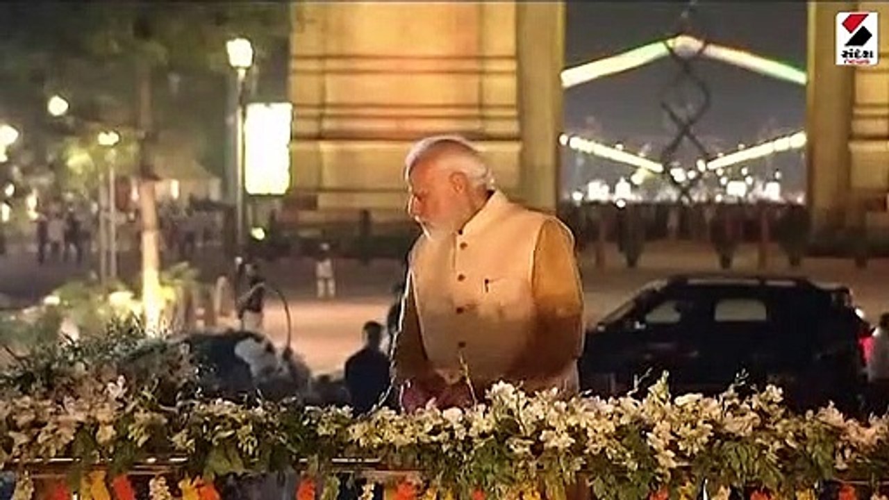 Video: PM મોદીએ નેતાજી સુભાષચંદ્ર બોઝની પ્રતિમા...