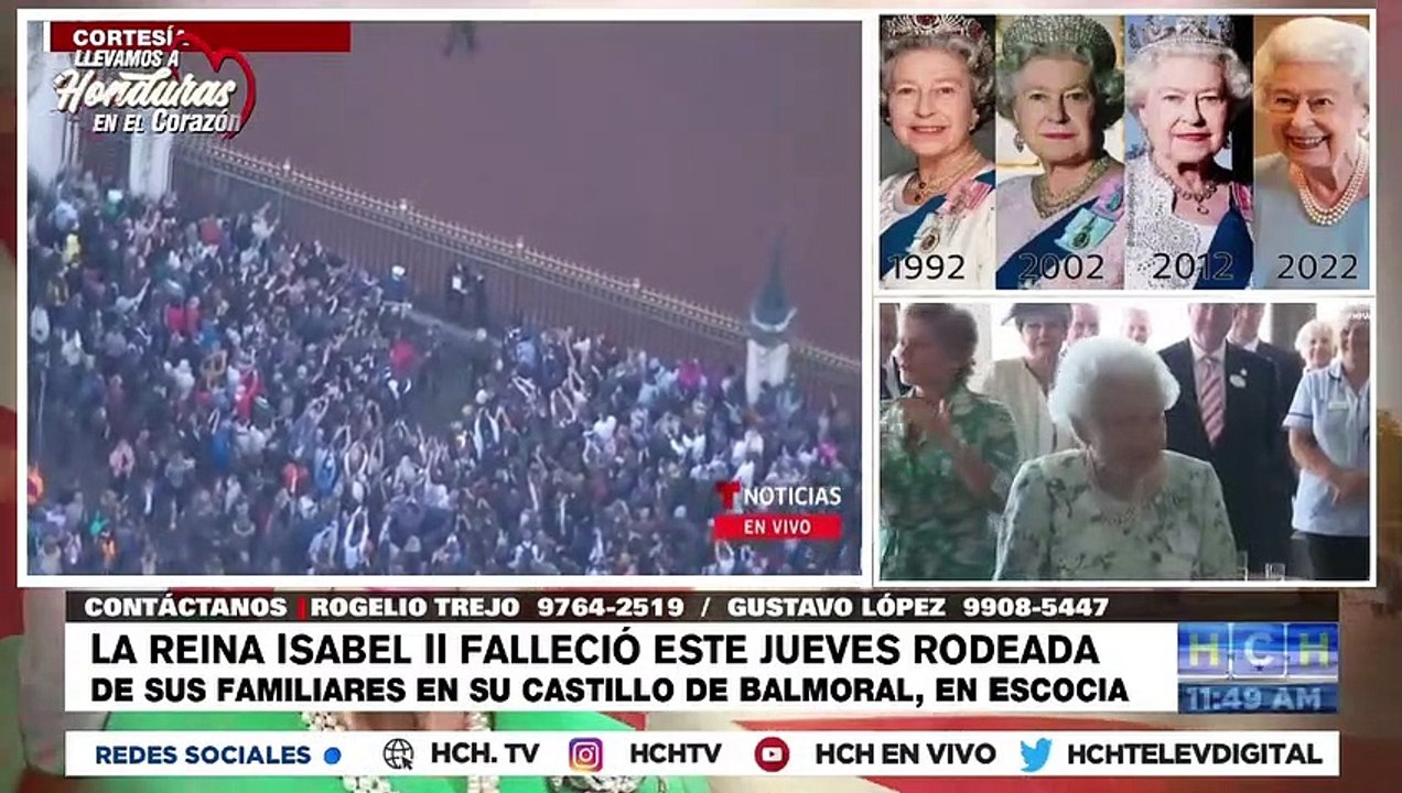 ¡Muere la reina Isabel II de Inglaterra a sus 9...