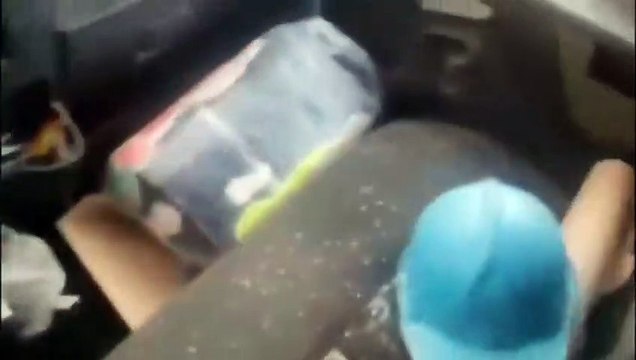 Il vit un orage de grêle dans sa voiture en Espagne... Impressionnant