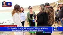 Punta Hermosa: liberan acceso a playa tras permanecer bloqueado con una roca