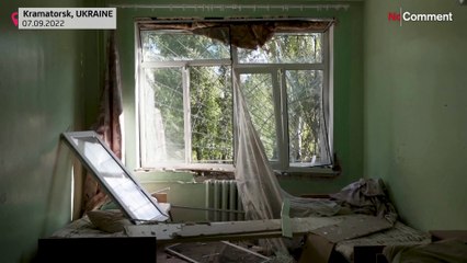 Hospital in Kramatorsk hit by Russian attack