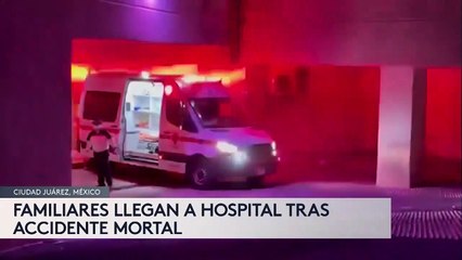 Familiares de víctimas de Villa Ahumada llegan al hospital