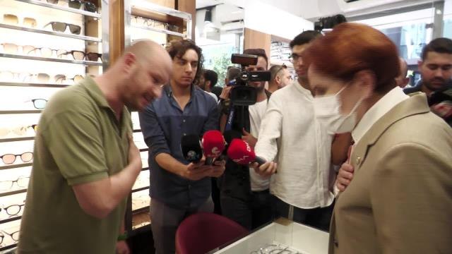 Akşener'in Ziyaret Ettiği Gözlükçü: Bizim Geçen Sene 1 Liraya Aldığımız Bir Ürün, Şu Anda 2,5 Lira