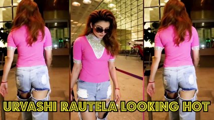 Urvashi Rautela looking hot and sexy ❤️❤️ in her damage denim ||