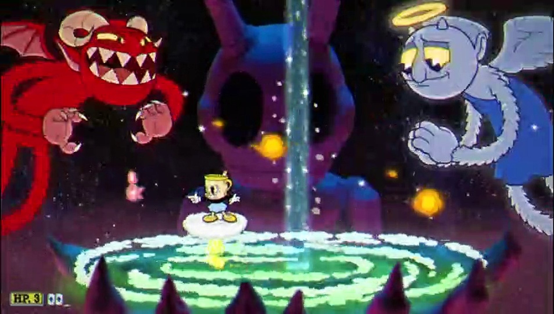 ⁣Cuphead DLC - All Boss Knockout Animations & Transformations Intro Outro Stories Epilogue + Draw