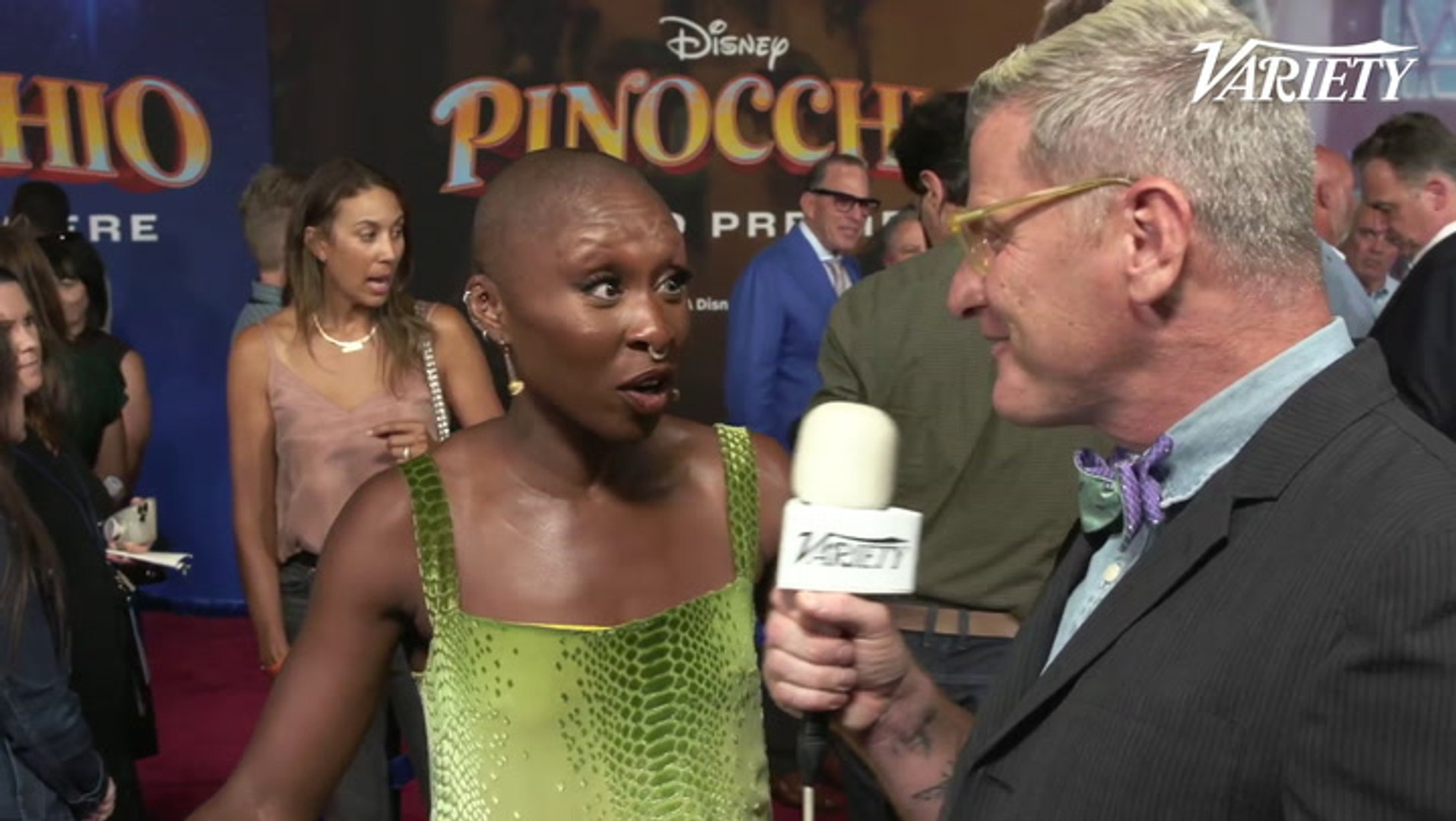 ⁣Cynthia Erivo Pinocchio Red Carpet