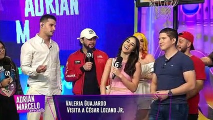 Valeria, la amorosa visita de César Lozano Jr.