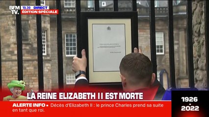 La mort de la reine Elizabeth II annoncée officiellement