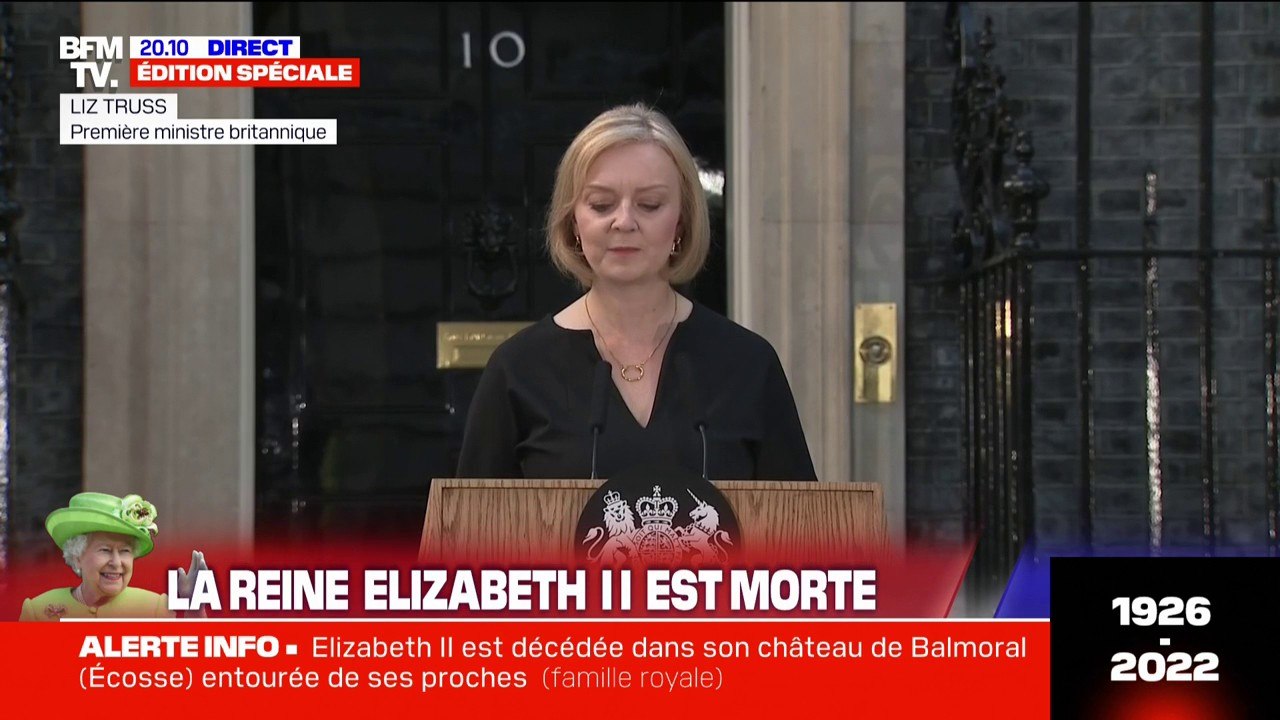 Liz Truss: "La couronne a été transférée à notre nouveau monarque, Sa Majesté le roi Charles III"