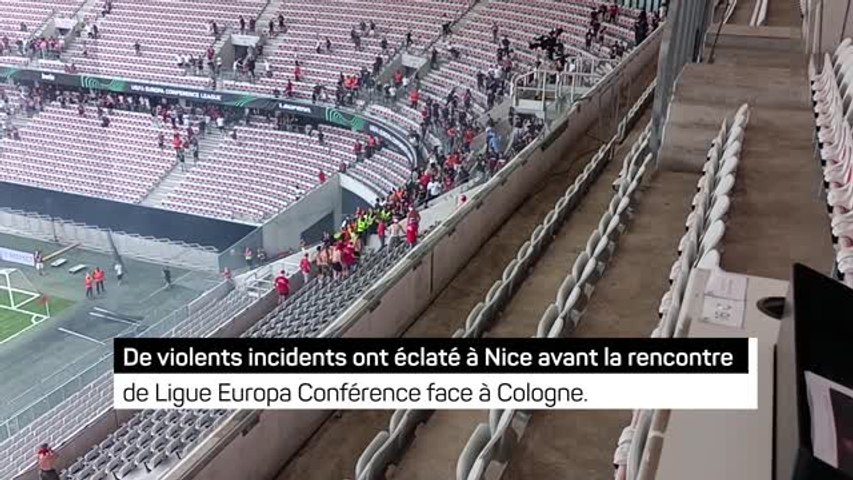 OGC Nice - Cologne : les images du chaos