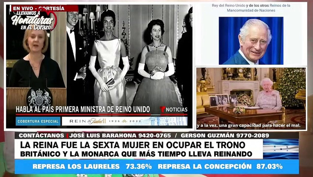 “Reino Unido es el gran país que es hoy, gracias a ella”: Primera Ministra del Reino Unido por muerte de Reina Isabel II