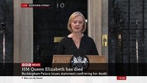 Disparition de la Reine Elisabeth II : La nouvelle Première ministre, Liz Truss déplore un choc pour le pays et le monde : 