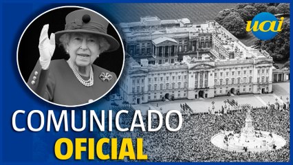 Palácio comunica o falecimento da rainha Elizabeth