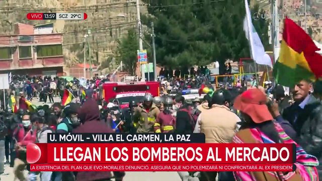 Marcha de Adepcoca tomó el ‘mercado paralelo’ de Villa El Carmen; reportan dos heridos