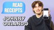 Johnny Orlando Reveals Secrets From His PHONE And Weirdest Habits | Read Receipts | Seventeen
