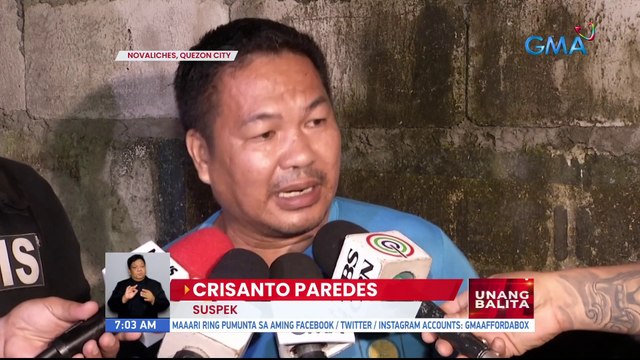 Lasing na lalaki, inireklamo ng panunutok umano ng baril ng kanyang kainuman | UB