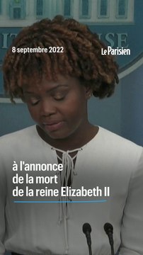«La reine est morte !» : quand la porte-parole de la Maison Blanche apprend le décès d'Elizabeth II