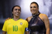Marta ganha estátua no museu da CBF e não descarta retorno à Seleção Brasileira