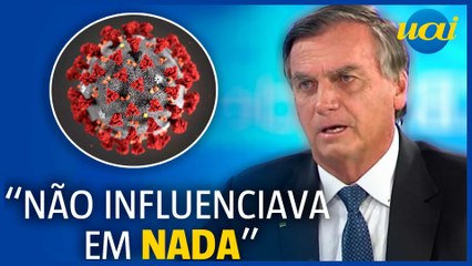 Bolsonaro afirma que pandemia não afetou mais jovens