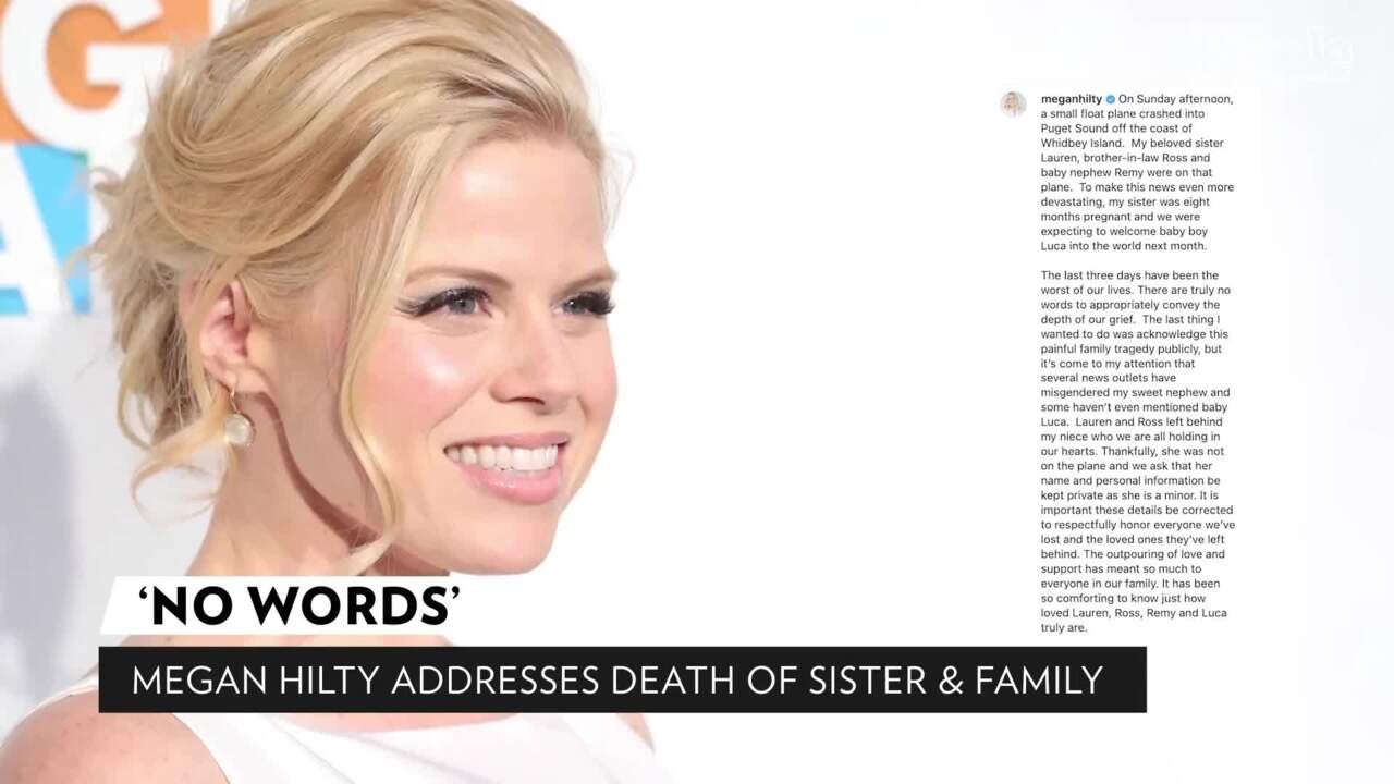 Megan Hilty Breaks Silence on the Death of Her Sister, BrotherinLaw