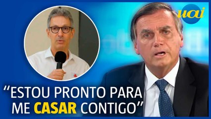 Bolsonaro: 'Se houver 2º turno, Zema fica comigo'