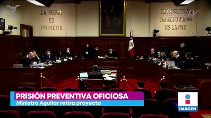Ministro retira su proyecto sobre Prisión Preventiva Oficiosa
