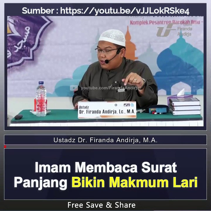 Imam Membaca Surat Panjang Bikin Makmum lari