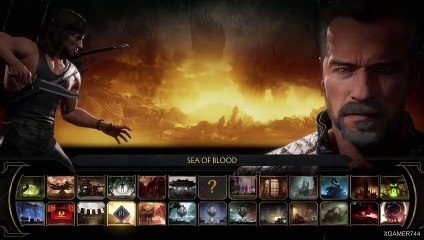 Mortal Kombat 11 - Rambo Vs. The Terminator (VERY HARD)