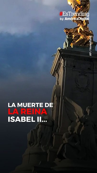 ¿Una señal? Arcoíris se posó sobre el  Palacio de Buckingham mientras se conocía la muerte de la Reina Isabel II