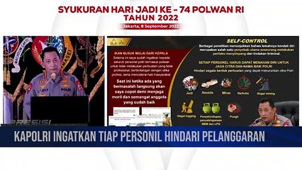 Kapolri Tegaskan Tidak Akan Kompromi Pada Personil Yang Melanggar