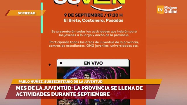 Sala cinco Misiones vive el mes de la juventud