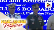 Change of Command and Retirement Ceremony, isinagawa sa headquarters ng Philippine Navy
