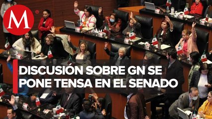 Senado discute dictamen de reforma a la Guardia Nacional