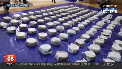 마약밀수 5년간 18배 폭증…'청정국'은 옛말