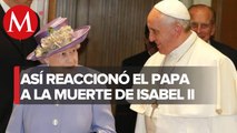 Papa Francisco reza por la reina Isabel II; se dice 