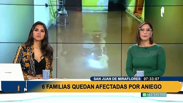 Viviendas inundadas: siete familias afectadas por aniego en SJM