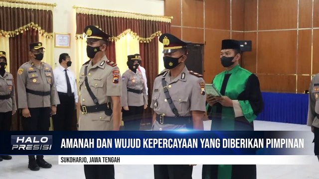 Kapolres Sukoharjo Pimpin Upacara Serah Terima Jabatan Kapolsek Polokarto