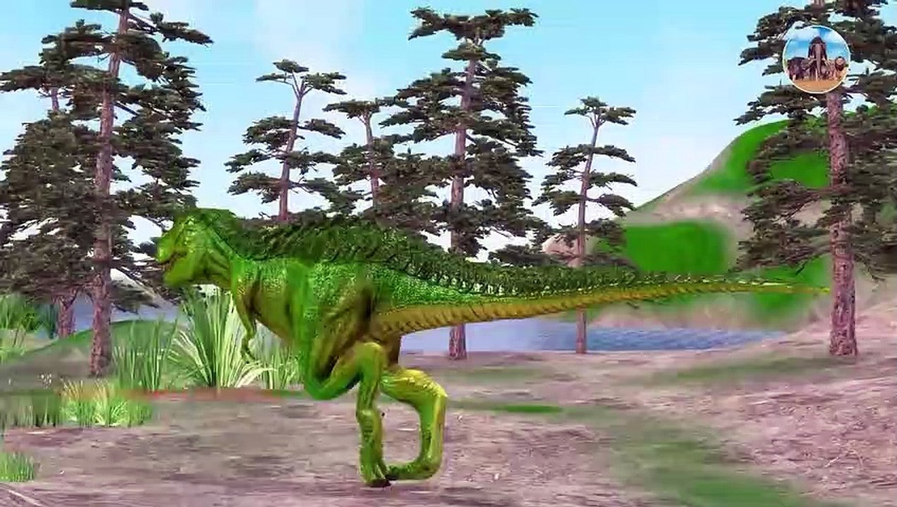 Mammoth Elephant Vs T - Rex Dinosaur   Cartoon Cows And Bulls Sad Story   Giant Bulls vs Elephant