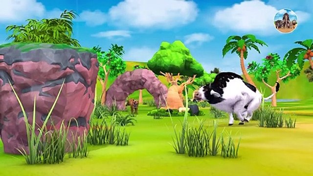 Giant Bulls Vs Giant Tiger Epic Battle Funny Gorilla Rescue Giant Buffalos From Tiger