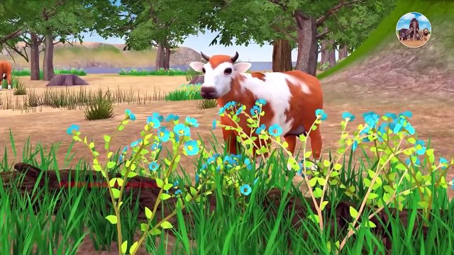 Cow Cartoon, Giant Bulls, Woolly Mammoth vs Zombie Mammoth Mammoth Rescue Cow From Zombie Elephant