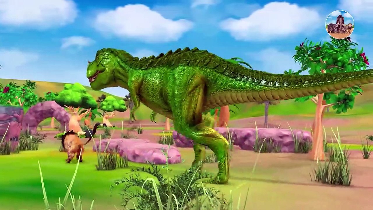 Cow Cartoon, Giant Bulls vs Zombie Dinosaur Animal Fight   Cows Transformation into Zombie Bulls