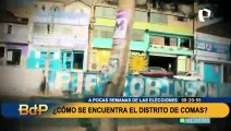 Basura y abandono: así lucen las calles de  Comas a pocas semanas de las Elecciones Municipales