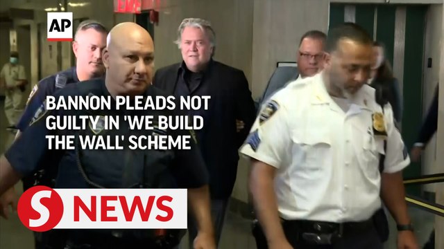 Trump ally Steve Bannon pleads not guilty in border wall scheme