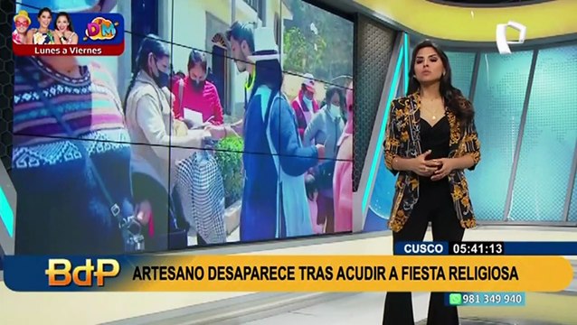 Artesano cusqueño está con paradero desconocido luego de asistir a una fiesta religiosa