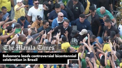Bolsonaro leads controversial bicentennial celebration in Brazil