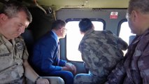 Van Valisi Balcı Tendürek Dağı'nda askerleri ziyaret etti