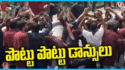 Ganesh Nimajjanam 2022  _ Youth Dance On Tank Bund _ V6 News (1)