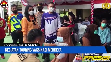 Polres Barut Gelar Touring Vaksinasi