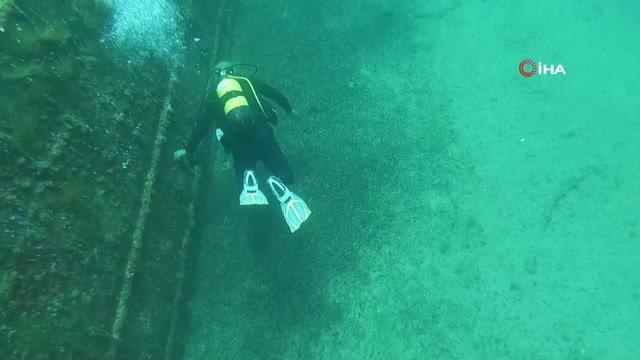 Son dakika haber | Yunanlılara kafa tutan Türk balıkçı, Çanakkale Savaşları'ndan kalma 'Lundy' batığına daldı