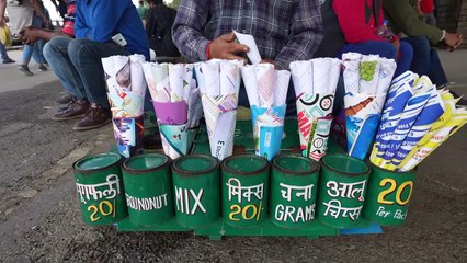 Sweet Uncel Selling Chaat With Amazing Skills   Indian Street Food